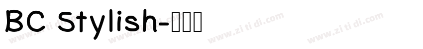 BC Stylish字体转换